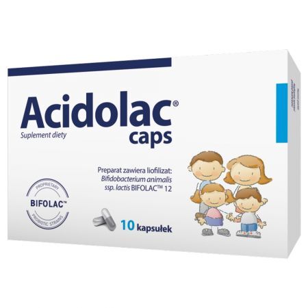 Acidolac caps x 10 kaps.