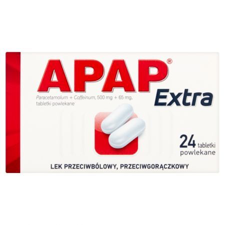 Apap Extra Tabletki powlekane 24 tabletek