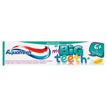 Aquafresh My Big Teeth Pasta do zębów dla dzieci 6+ lat 50 ml