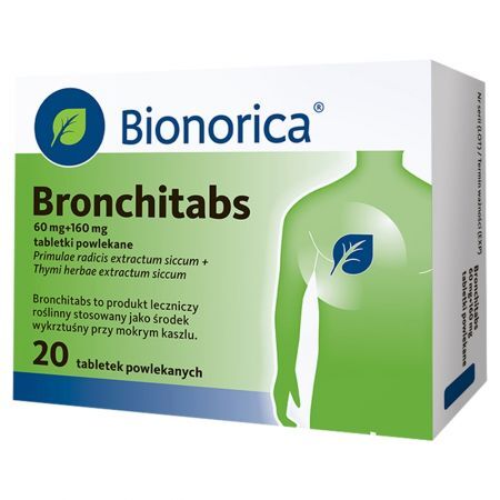 Bionorica Bronchitabs Tabletki powlekane 20 sztuk