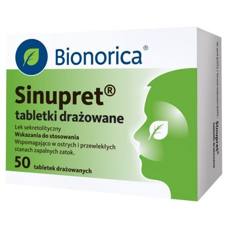Bionorica Sinupret Tabletki drażowane 50 sztuk