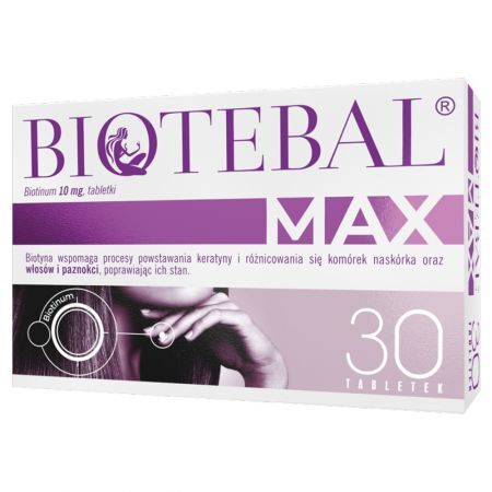 Biotebal Max 10 mg x 30 tabl.