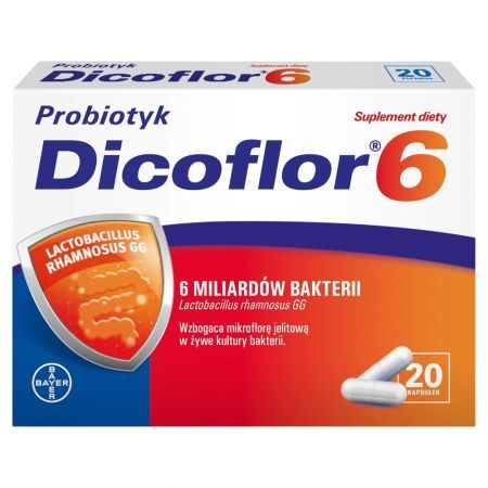 Dicoflor 6 Suplement diety probiotyk 5,4 g (20 x 0,27 g)