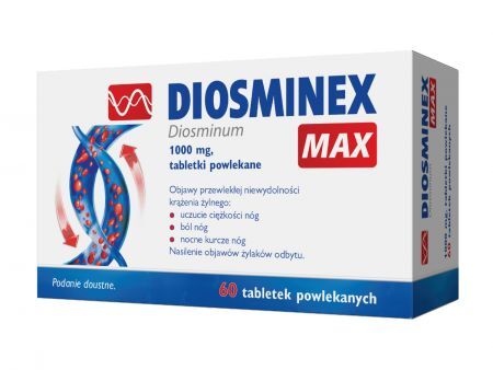 Diosminex Max tabl.powl. 1 g 60 tabl.