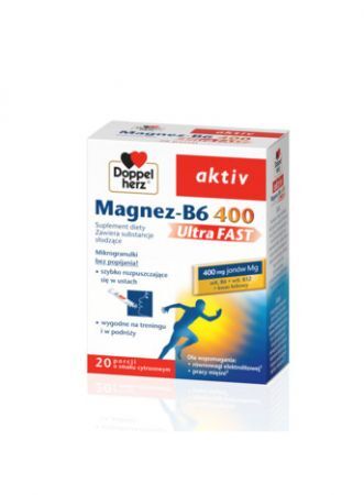 Doppelherz aktiv Magnez-B6 UltraFAST 20sas