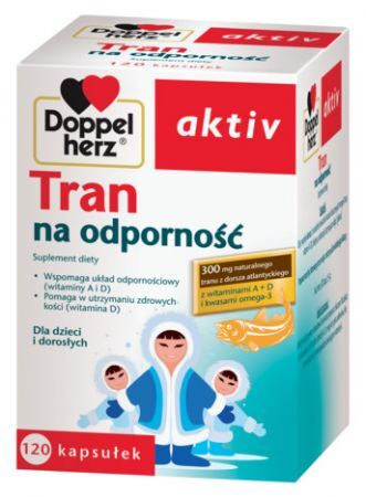Doppelherz aktiv Tran na odporność kaps. 1