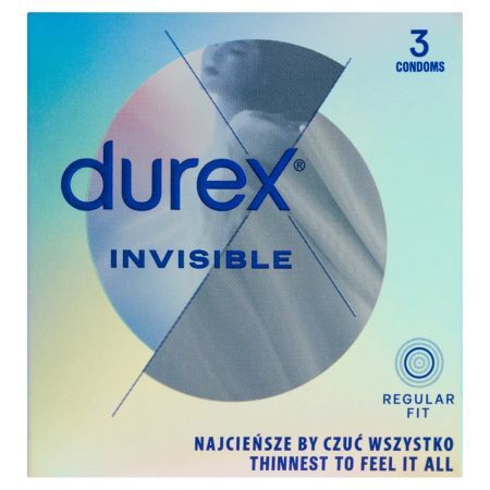 Durex Invisible Prezerwatywy 3 sztuki