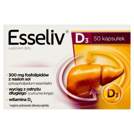 Esseliv D3 Suplement diety 50 sztuk