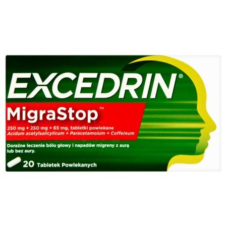 Excedrin MigraStop Tabletki powlekane 20 sztuk