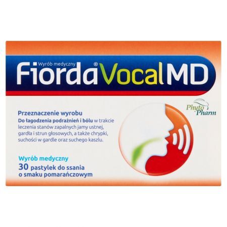 Fiorda Vocal MD o s.pom 30 past. pastyl.do ssania - 30 pastyl. (2x15)