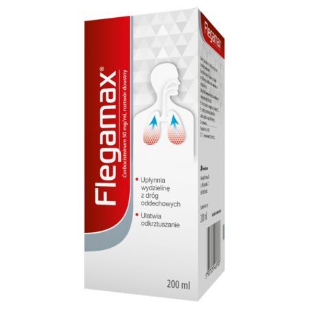 Flegamax roztwór doustny 50 mg/ml butelka 200 ml