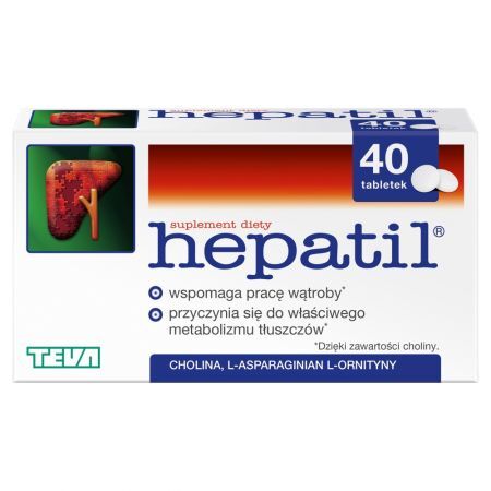 Hepatil Suplement diety 40 sztuk