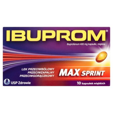 Ibuprom Max Sprint Kapsułki miękkie 10 kapsułek