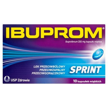 Ibuprom Sprint 200 mg Kapsułki miękkie 10 kapsułek
