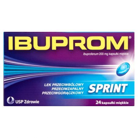 Ibuprom Sprint Kapsułki miękkie 24 kapsułki