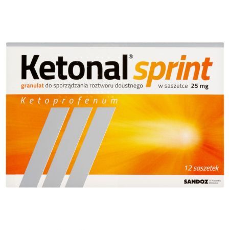Ketonal Sprint gran.dop.roztw.doust. 0,025
