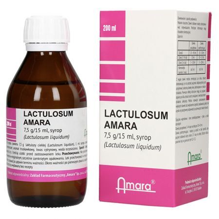 Lactulosum Amara 7,5 g/15 ml Syrop 200 ml