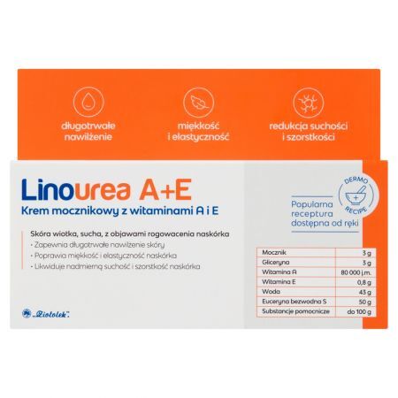 Linourea A+E Krem mocznikowy z witaminami A i E 50 g