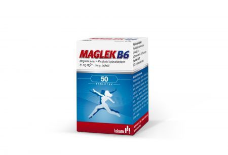 Maglek B6 tabl. 51 mg.j.Mg+5 mg Vit 50 tab