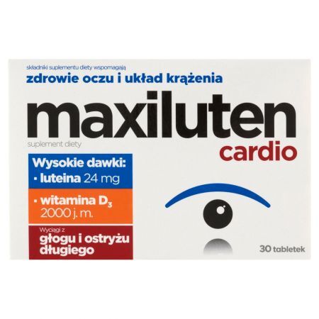 Maxiluten cardio Suplement diety 30 sztuk