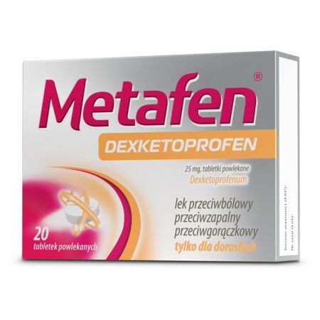 Metafen Dexketoprofen x 20 tabl.
