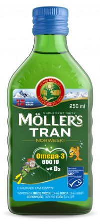 Moller's Tran Norweski owocowy płyn 250ml płyn - 250 ml