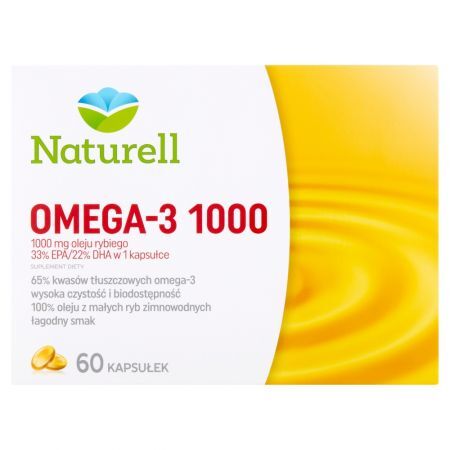Naturell Omega-3 1000 Suplement diety 60 sztuk