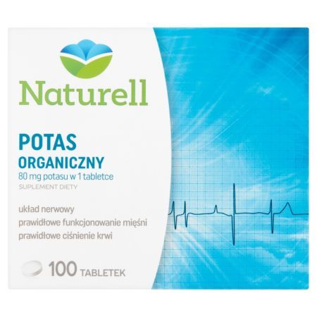 Naturell Potas Organiczny Suplement diety 100 tabletek