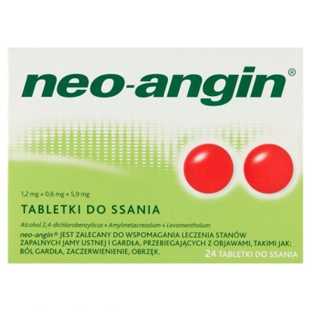 Neo-angin Tabletki do ssania 24 sztuki