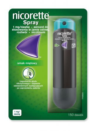 Nicorette Spray smak miętowy 1 mg 13,2 ml