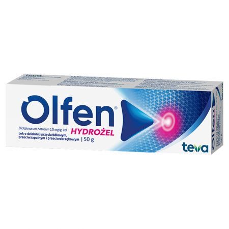 Olfen Hydrożel Lek o działaniu przeciwbólowym przeciwzapalnym i przeciwobrzękowym 50 g