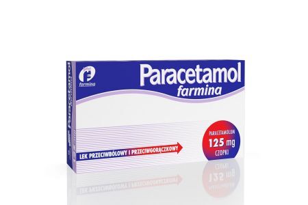 Paracetamol Farmina czop 0,125g *10
