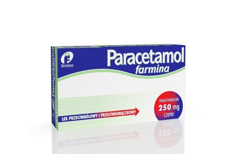 Paracetamol Farmina czop  0,25g *10