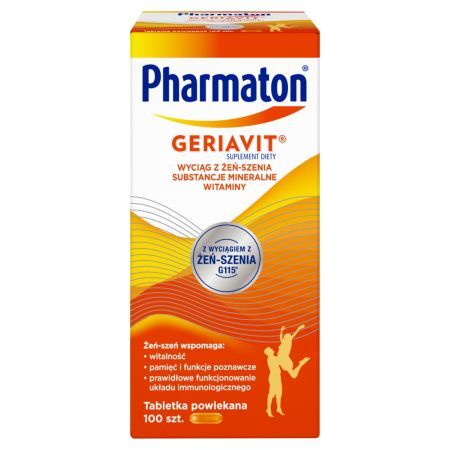 Pharmaton Geriavit Suplement diety 77,3 g (100 x 0,773 g)