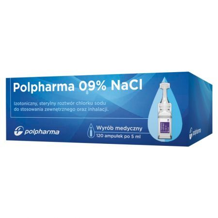 Polpharma 0,9% NaCl 5 ml x 120 amp.