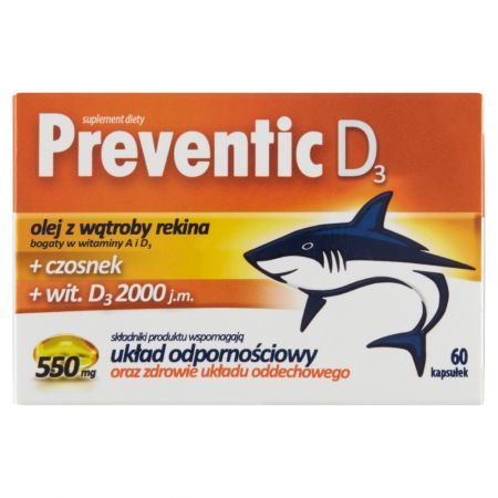 Preventic D3 Suplement diety 60 sztuk
