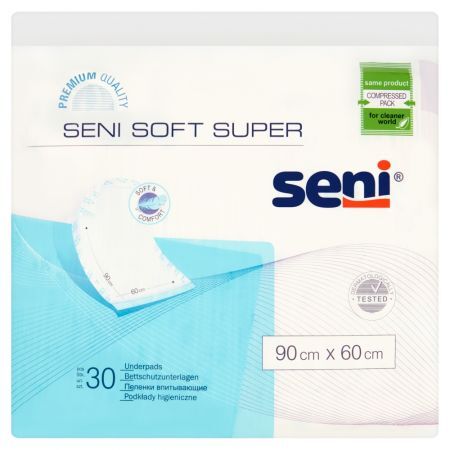 Seni Soft Super Podkłady higieniczne 90 cm x 60 cm 30 sztuk