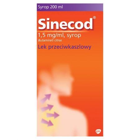 Sinecod Lek przeciwkaszlowy 200 ml