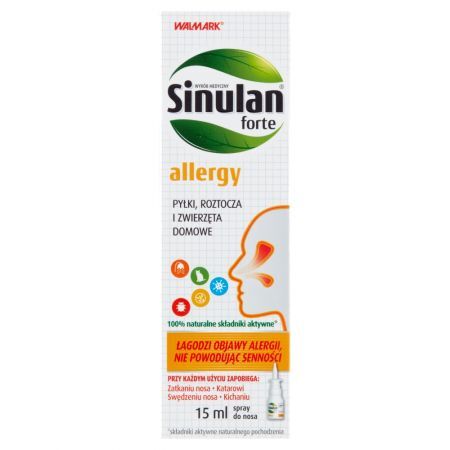 Sinulan Forte Allergy spray d/nosa 15 ml