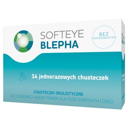 Softeye Blepha chusteczki okulistyczne x 14 szt.