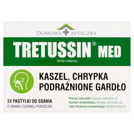 TRETUSSIN MED 24 pastyl.dossania 24pastyl.