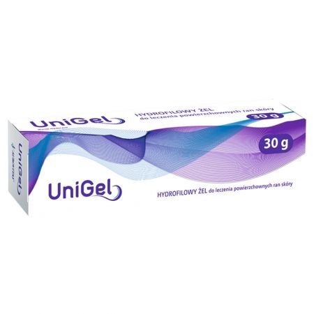 UniGel Apotex Hydrofilowy żel do leczenia powierzchownych ran skóry 30 g