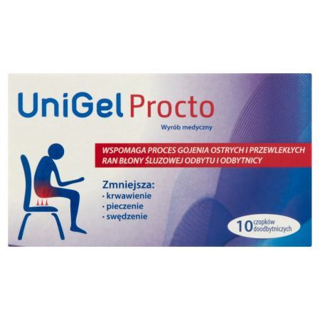 UniGel Procto Wyrób medyczny 10 sztuk