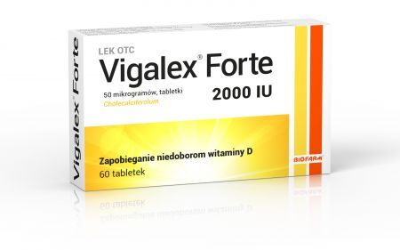 Vigalex Forte 2 000 I.U. 60 tabl. tabl. 2 000 I.U. 60 tabl.