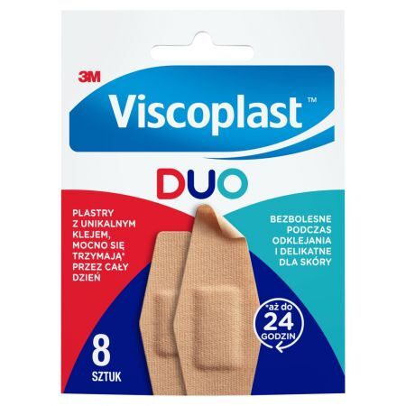 Viscoplast Duo Zestaw plastrów 8 sztuk