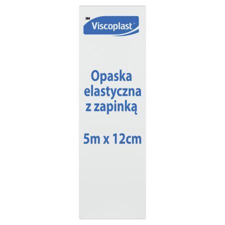 Viscoplast Opaska elastyczna z zapinką 5 m x 12 cm