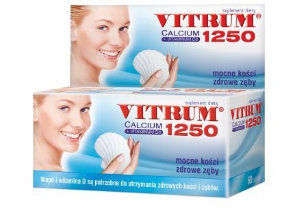Vitrum Calcium 1250+Vitaminum D3 tabl. 60t