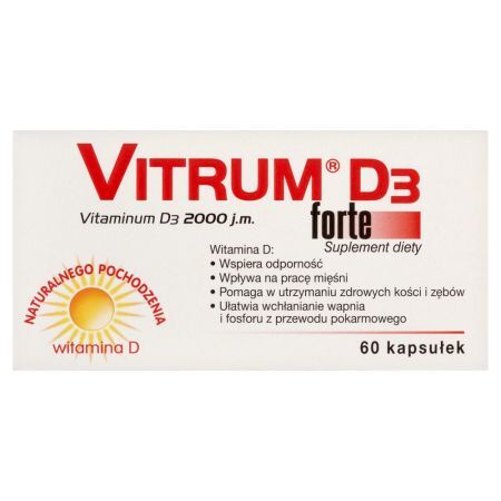 Vitrum D3 Forte kaps. 60 kaps.
