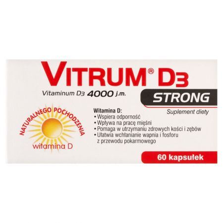 Vitrum Suplement diety D₃ 4000 j.m. strong 60 sztuk