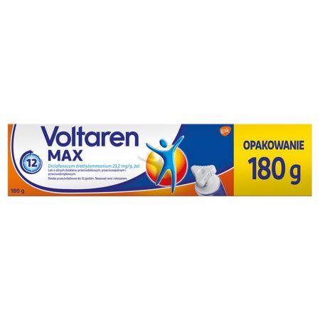 Voltaren Max Lek przeciwbólowy przeciwzapalny i przeciwobrzękowy 180 g